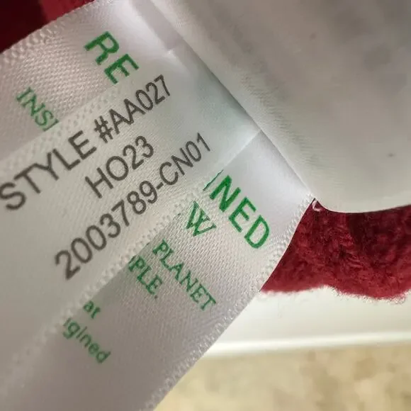 J.Crew Supersoft Lambswool Blend Crewneck Sweater Red Classic Mens XL NWT - Picture 8 of 11